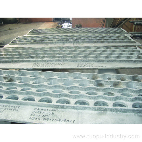 Cast tube sheet for fired heater